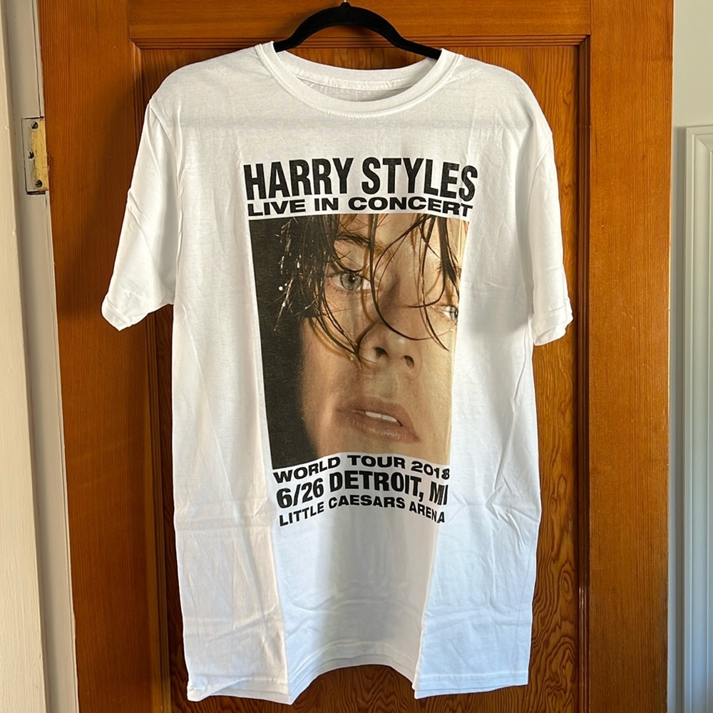 Harry Styles Live In Concert Detroit Tour Merch Shirt Size Large